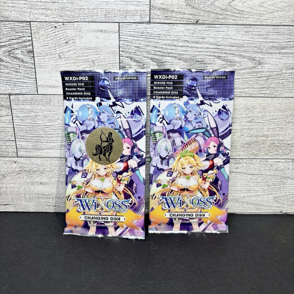 (2pack) WXDi-P02 TCG Booster Pack CHANGING DIVA (8 Cards in)‎ SEALED